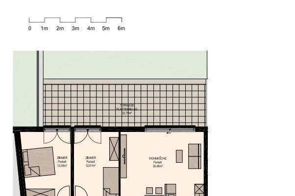 3-Zimmerwohnung mit Garten - ein wahrer Wohntraum in einem Neubau!, Wohnung-miete, 1.979,00,€, 1090 Wien 9., Alsergrund