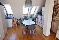 UNBEFRISTET, DACHGESCHOSS, 87 m2 Maisonette mit 16 m2 Terrasse, 2 Zimmer, Wohnküche, Wannenbad, Parketten, Biedergasse, gefördert