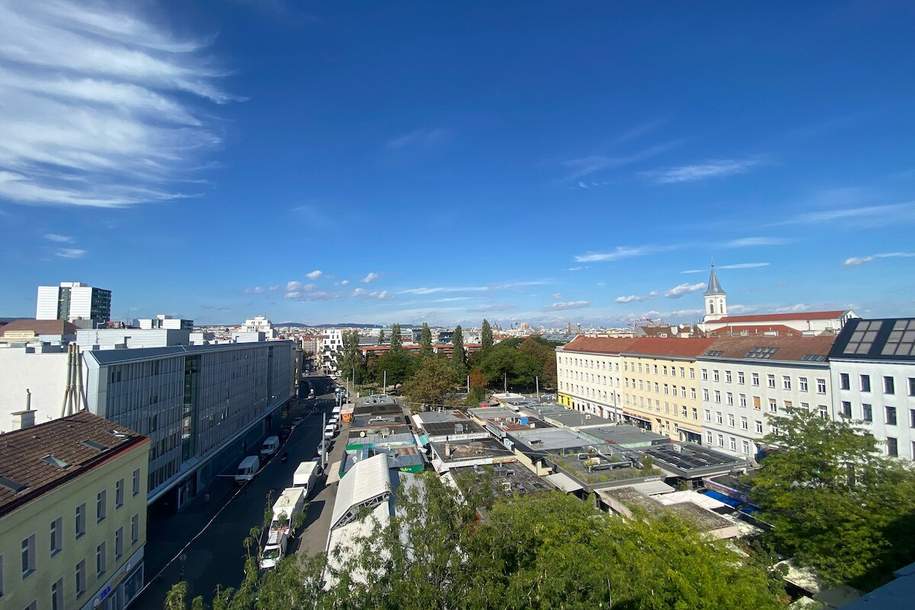 HERRLICHER FERNBLICK vom TURMZIMMER, direkt am MEIDLINGER MARKT!, Wohnung-kauf, 315.000,€, 1120 Wien 12., Meidling