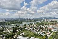 Stadtleben mit Weitblick und Pool: 3 Zimmer Hochhauswohnung zum Verlieben. Provisionsfrei und Erstbezug - U1 Kagran