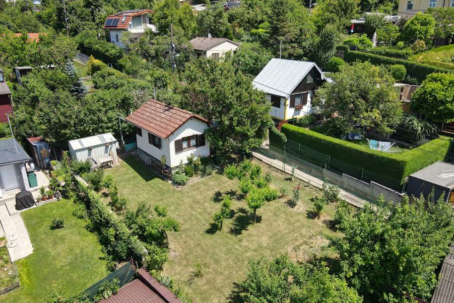 Rarität in Wien – 265 m² großes Kleingartengrundstück mit Bestand und attraktivem Neubaupotenzial, Grund und Boden-kauf, 299.000,€, 1140 Wien 14., Penzing