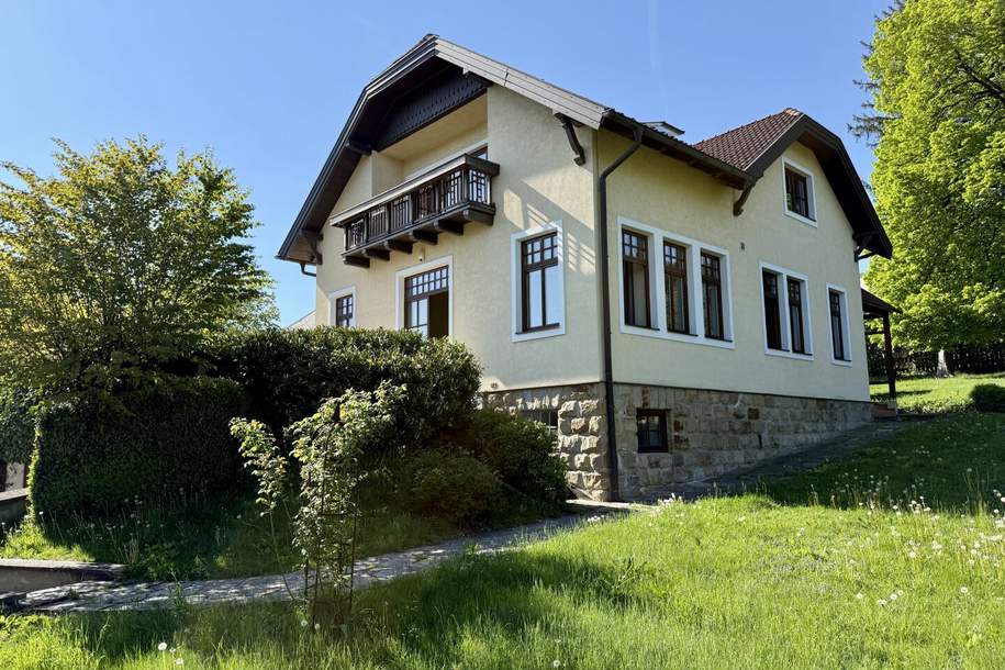 PREISREDUKTION + ALTVILLA + FERNSICHT + SONNIG + schöner GARTEN + PERFEKTE Einteilung!, Haus-kauf, 680.000,€, 3021 Sankt Pölten(Land)