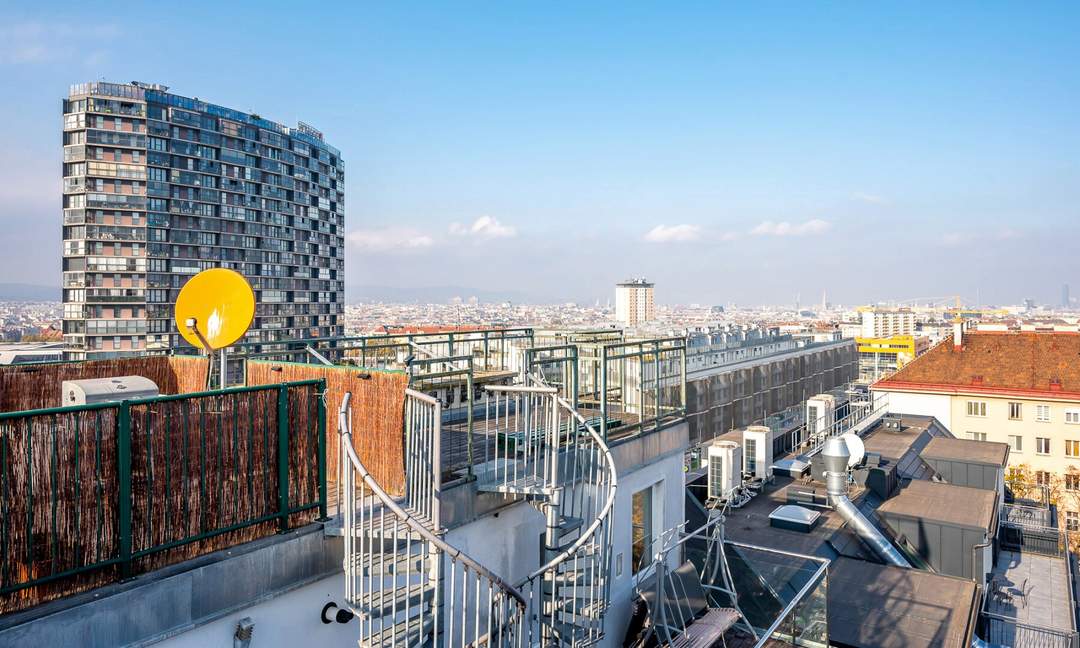 4-Zimmer-Maisonette mit Dachterrasse und traumhaftem Weitblick