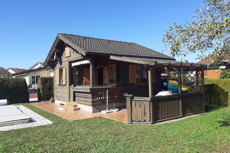 Seltene Gelegenheit! Erwerben Sie Ihr Gartengrundstück mit Holzhaus - Nähe Pichlinger See!, Haus-kauf, 145.000,€, 4481 Linz-Land