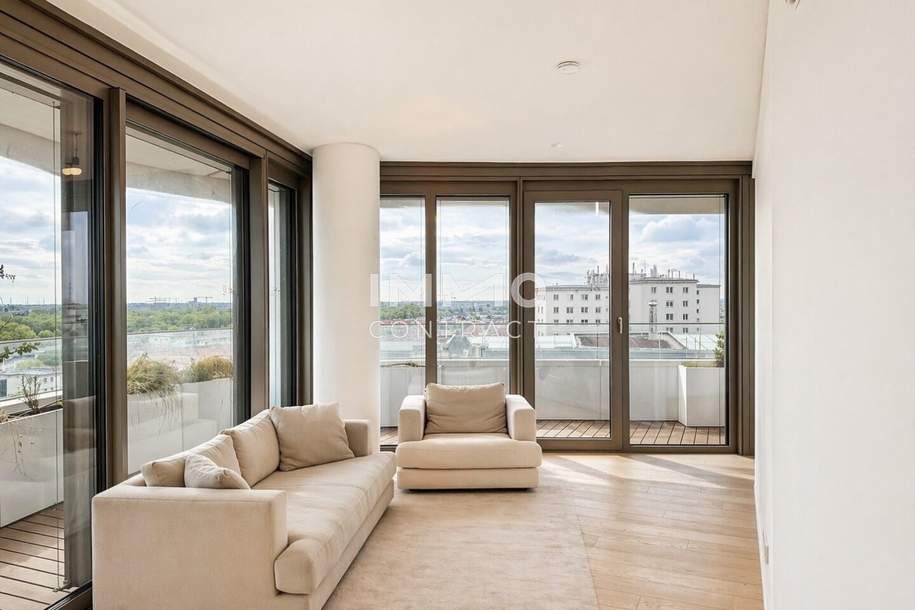 DANUBEFLATS: Erstbezug - Premium Living mit Pool, Fitness & Wellness, Wohnung-kauf, 424.710,€, 1220 Wien 22., Donaustadt