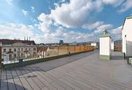 LUXUS-PENTHOUSE DIREKT AM NASCHMARKT! Grandiose Dachterrasse mit traumhaften Wienblick