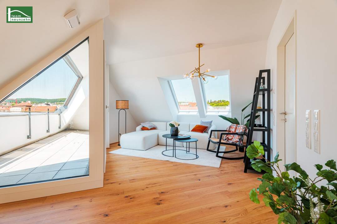 Exklusive Dachgeschosswohnung mit Terrasse &amp; Dachterrasse