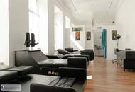 Gut eingeführter Gesundheitssalon mit Shape Line - Konzept - abzugeben