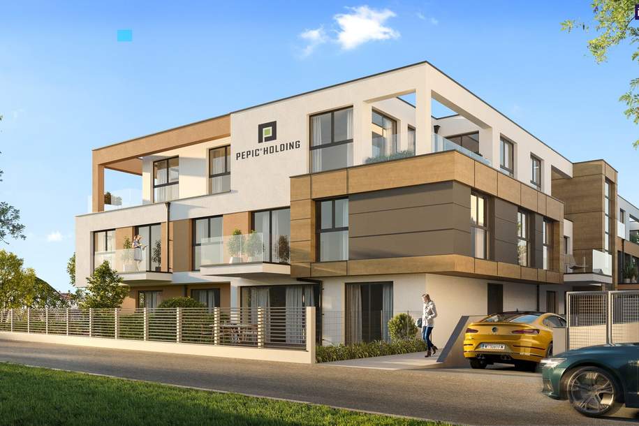 NEUES WOHNGLÜCK in Floridsdorf + TOP 1/14 + moderne Erstbezugswohnungen + exklusive Ausstattung + Luftwärmepumpe + Deckenkühlung, Wohnung-kauf, 288.000,€, 1210 Wien 21., Floridsdorf