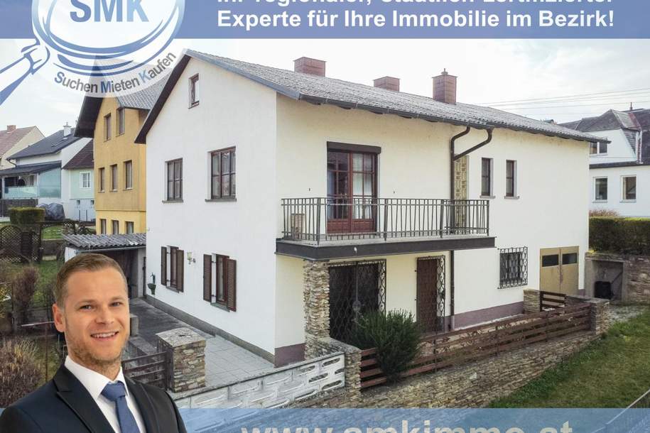 Großzügiges Wohnhaus mit Balkon, Terrasse und Garten!, Haus-kauf, 290.000,€, 2020 Hollabrunn