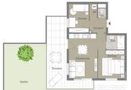 NEUBAU GARTENWOHNUNG II ERSTBEZUG MIT TERRASSE UND GARTEN II 3 ZIMMER II NÄHE BAHNHOF SÜSSENBRUNN II