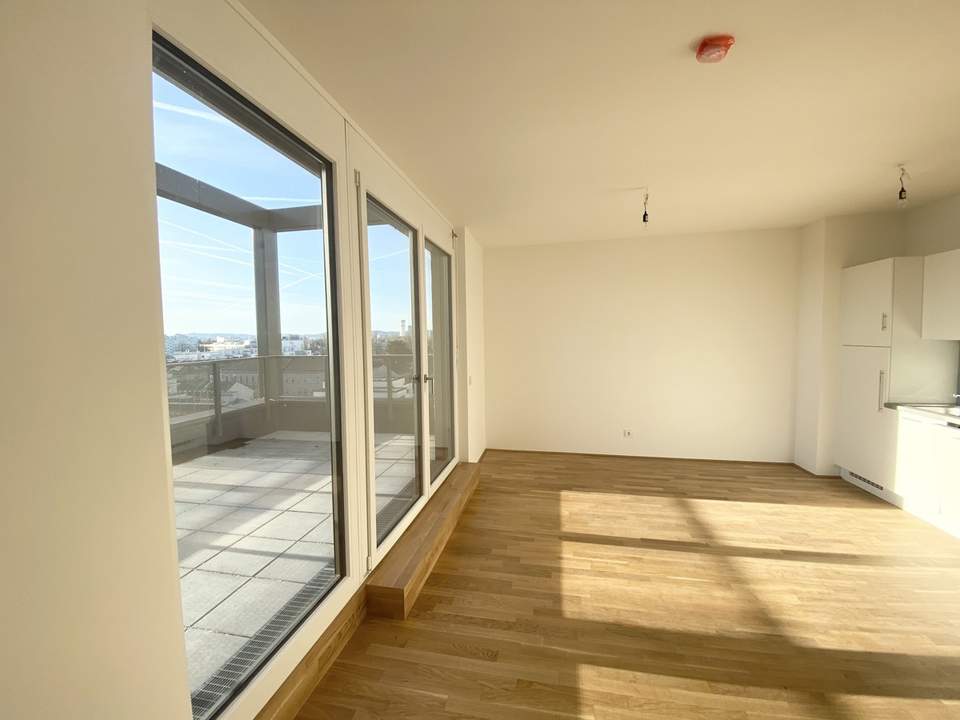 ANLAGE-WOHNUNG 3 Zimmer - TERRASSE Dachgeschoss mit Weitblick mit ca 40m² Dachterrasse