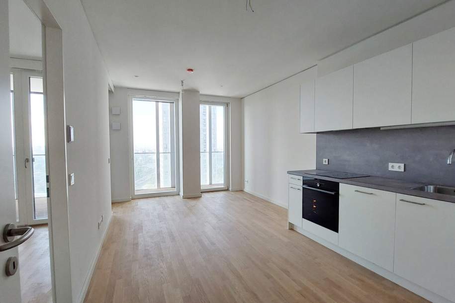 TOWER HOMES – Exklusiver Erstbezug bei der U1 "Kagran", Wohnung-miete, 865,00,€, 1220 Wien 22., Donaustadt