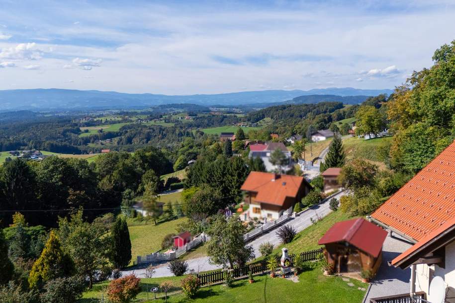 Einfamilienhaus mit Einliegerwohnung, Garage, Carports und Ausblick!, Haus-kauf, 327.000,€, 8113 Graz-Umgebung