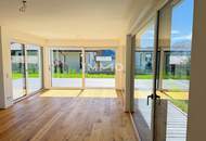 Große Südterrasse & Garten – moderne EG-Wohnung – SEE.LEBEN Mondsee