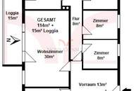 Sonnige Familienwohnung mit traumhaftem Fernblick