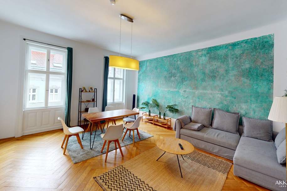 Stilvolle Altbauwohnung mit Grünblick und Balkonoption, Wohnung-kauf, 490.000,€, 1190 Wien 19., Döbling