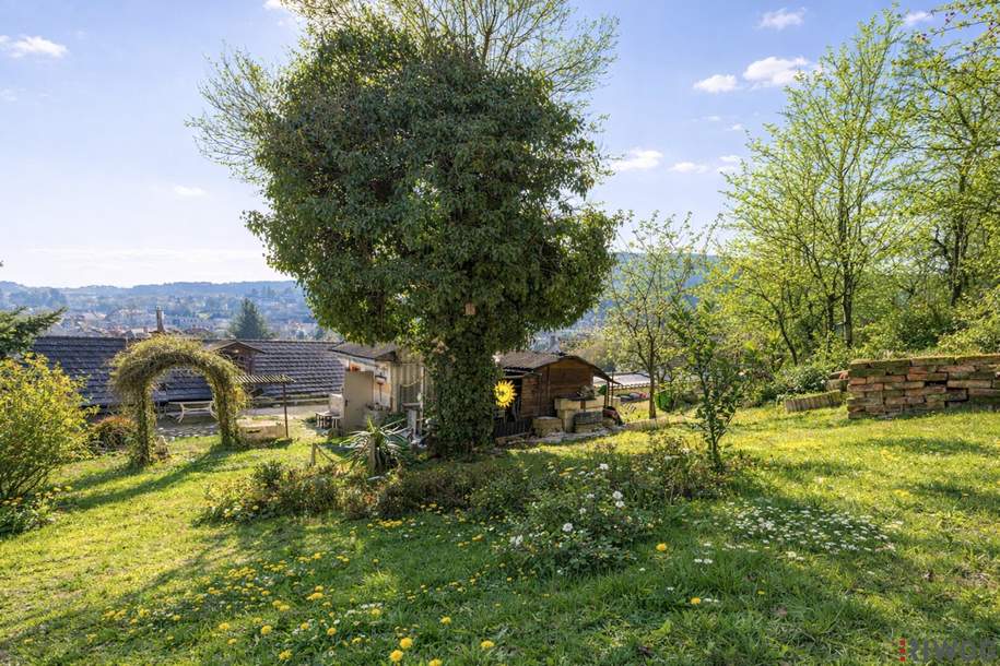 ENTZÜCKENDES KLEINFAMILIENHAUS MIT WEINKELLER / SCHÖNER GARTEN MIT TERRASSE, GRILLHÜTTE UND SCHUPFEN / VIEL POTENZIAL / RUHIGE SIEDLUNGSLAGE, Haus-kauf, 220.000,€, 2752 Wiener Neustadt(Land)