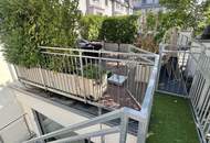 TOWNHOUSE Wohnung BEIM AUGARTEN: 3-Zimmer mit Loggia und Dachterrasse