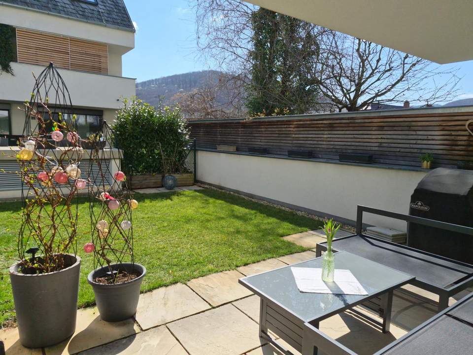 KLIMATISIERTE, BARRIEREFREIE GARTENWOHNUNG IM HERZEN VON PURKERSDORF