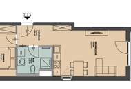 Schöne 2-Zimmer Wohnung mit Terrasse
