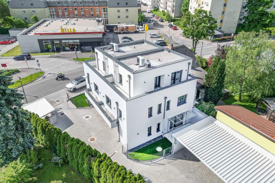 Erstbezug mit 135m², 5 Zimmern, Eigengarten, Luftwärmepumpe &amp; Klima | überdachter KFZ-Stellplatz, Haus-kauf, 663.000,€, 2000 Korneuburg