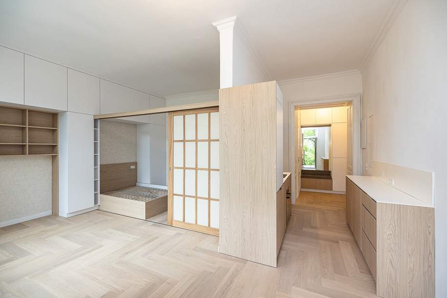 Japandi Design Suite mit Westbalkon, Wohnung-kauf, 399.000,€, 1090 Wien 9., Alsergrund