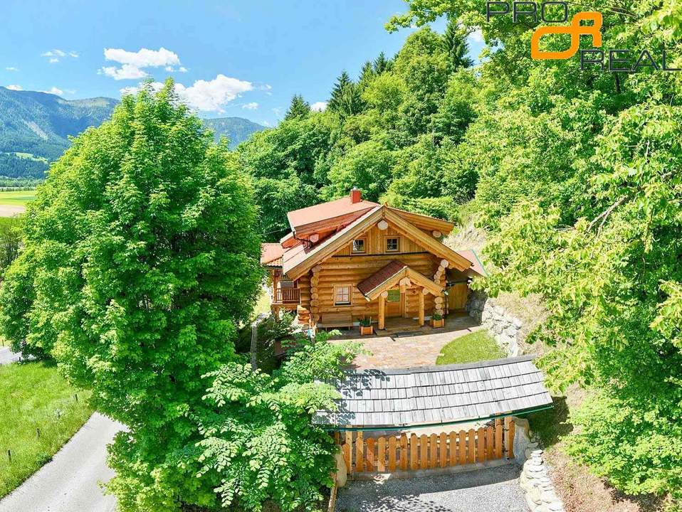 Kanada- Style Rundholz- Neubau in KÄRNTEN!