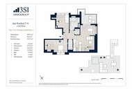 Dachterrassenwohnung mit Möglichkeit für Whirlpool! 3-Zimmer! U1 Kagraner Platz!