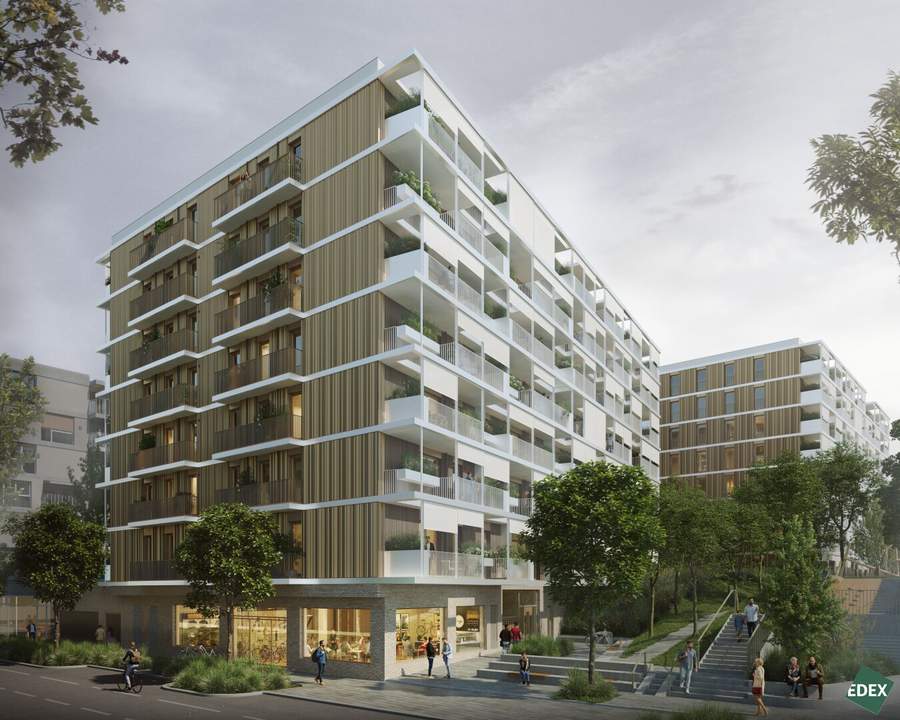 Moderne 2-Zimmer Wohnung mit Balkon in Hofruhelage