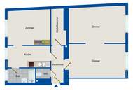 Charmante, geräumige 3 -Zimmer-Wohnung in Floridsdorf – barrierearm &amp; Homeoffice tauglich