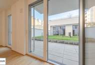 Eigengarten &amp; Terrasse inmitten der Stadt! 2 Zimmer Neubauwohnung ab Ende April beziehbar!