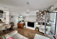 TOWNHOUSE Wohnung BEIM AUGARTEN: 3-Zimmer mit Loggia und Dachterrasse