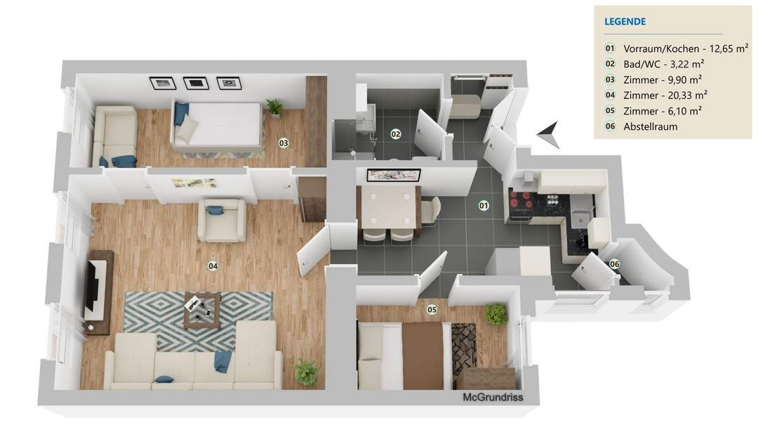 "Renovierte Stil-Altbau-Wohnung nahe U3 Johnstrasse - befristet vermietet"