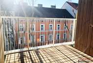 TOPLAGE: 5. Etage - Straßenseitige, moderne 2-Zimmerwohnung mit Loggia! (Mietbeginn 01.01.2027)