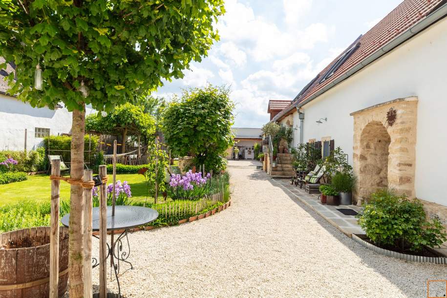 St. Margarethen: wunderschöner, revitalisierter Streckhof als Gesamtkunstwerk, Haus-kauf, 635.000,€, 7062 Eisenstadt-Umgebung