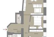 Revitalisierte 3-Zimmer Altbauwohnung mit geräumiger Wohnküche und großzügiger Verglasung | Fernwärme | PROVISIONSFREI