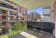 Wohnen beim Kirschblütenpark und U1 | Erstbezug mit Balkon &amp; Grünblick | Fitness und Dachterrasse inklusive