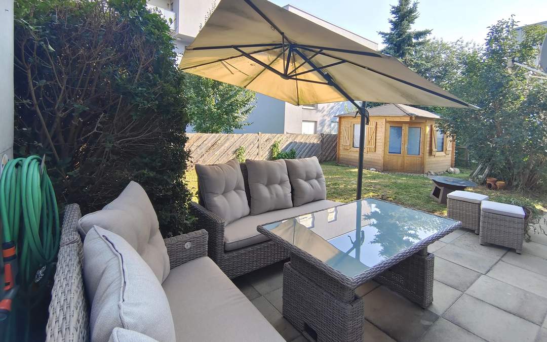 Phänomenale Gartenwohnung mit Gartenhaus und Parkplatz in Graz/Liebenau (Provisionsfrei)