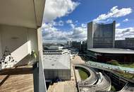 DONAU CITY LIVING: Furnished 2 room apartment with loggia (64 m2 total space) ***** free from 01.04.2026 *****