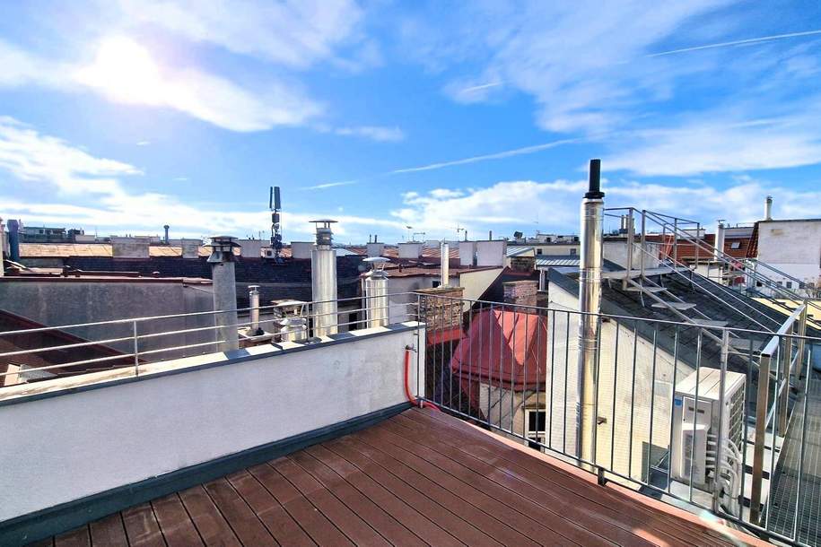 DG-Wohnung ++ über 27m² Terrassenfläche ++ Weitblick ++ Klimaanlage, Wohnung-miete, 2.495,00,€, 1040 Wien 4., Wieden