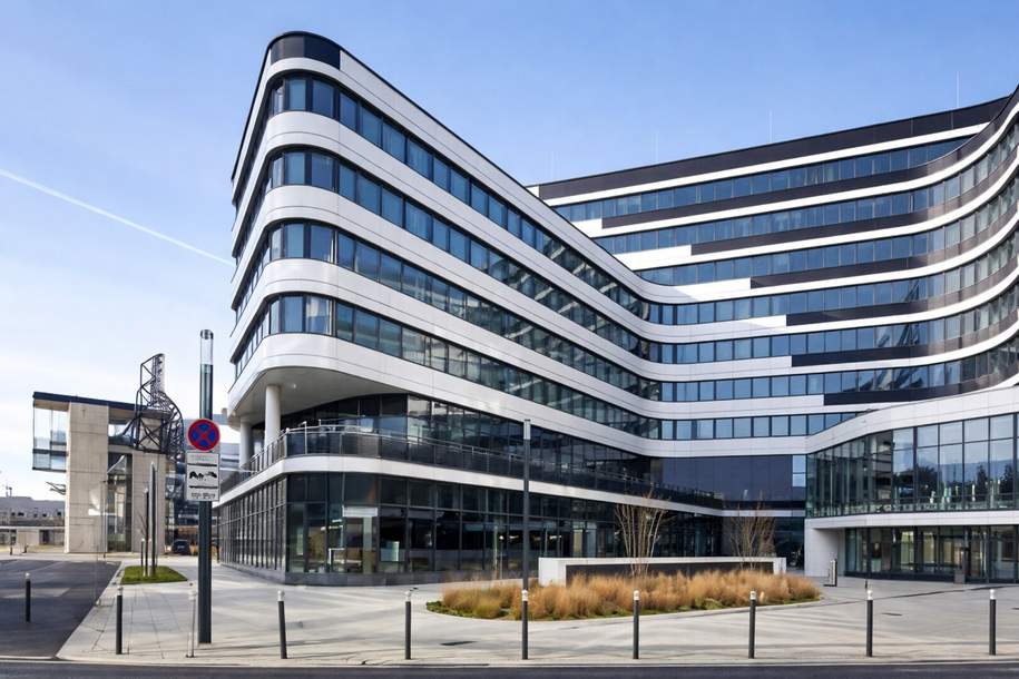 Hochwertige Büroflächen mit erstklassiger Infrastruktur, Gewerbeobjekt-miete, 6.027,00,€, 1300 Bruck an der Leitha