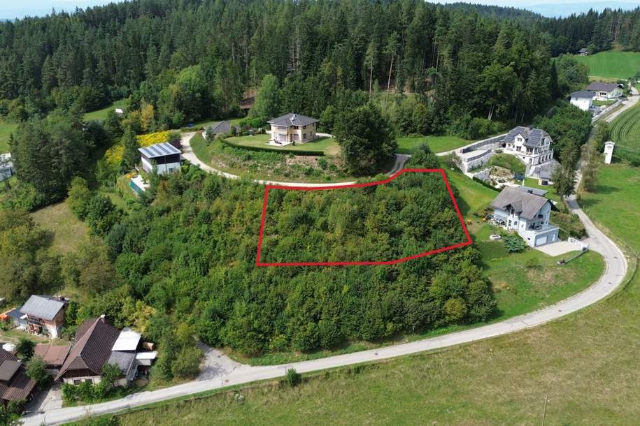 Baugrundstück in Traumlage mit atemberaubenden Karawankenblick in Toppelsdorf bei Maria Rain, Grund und Boden-kauf, 174.000,€, 9161 Klagenfurt Land