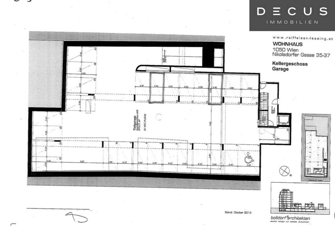 TIEFGARAGENSTELLPLATZ ZUR MIETE