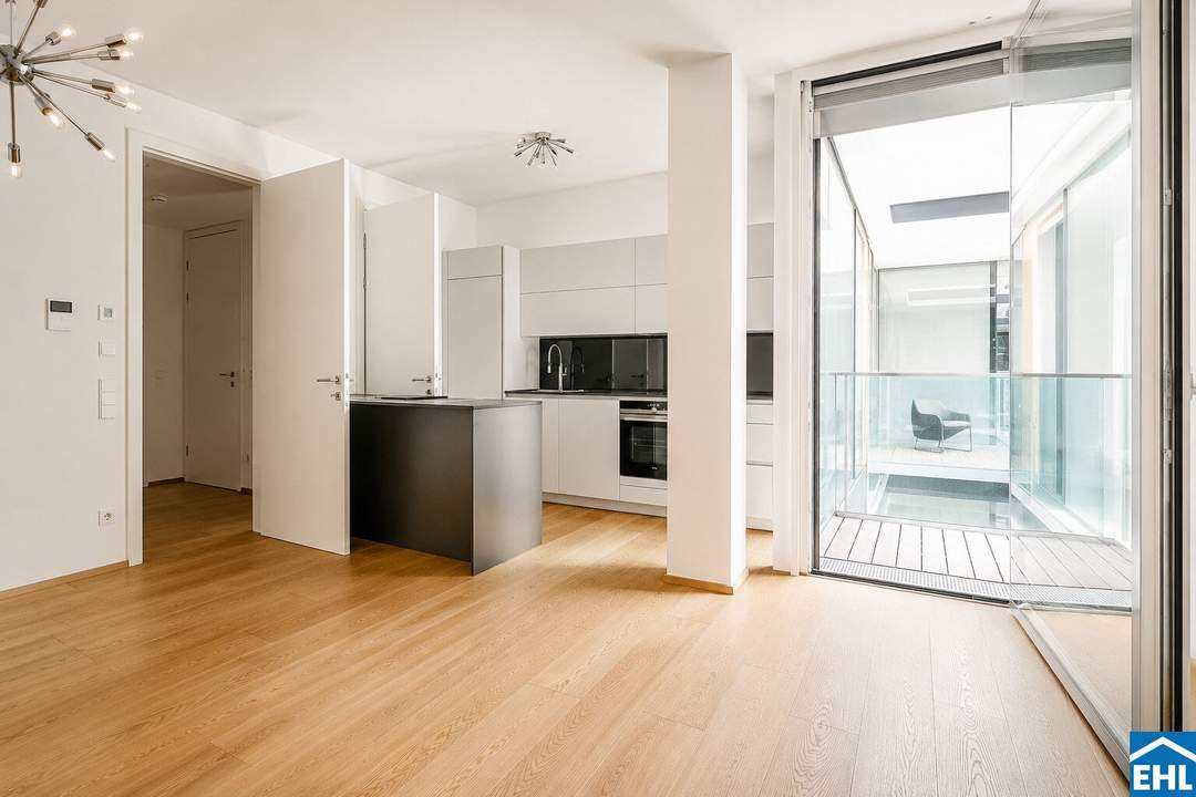 Hochwertige 2-Zimmerwohnung mit Terrasse im Diplomatenviertel beim Stadtpark!