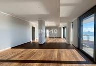 Ganz viel Balkon &amp; ganz Wien im Blick (Gym, Pool, Sauna, Doorman uvm): Neubau-Erstbezug DANUBEFLATS