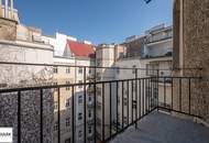 ** Repräsentatives Altbau-Büro mit Klimaanlage und Balkon – ca. 201 m² vis à vis Wien Mitte / The Mall; ab sofort **