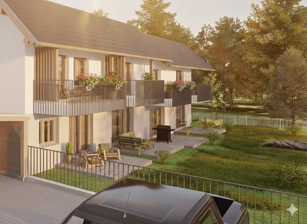 NEUBAU: 2-Zimmer-Wohnung mit Garten & Carport in Toplage!