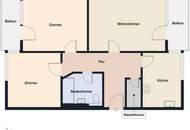 Zentrale 3-Zimmer-Wohnung am Rande der Dornbirner Innenstadt