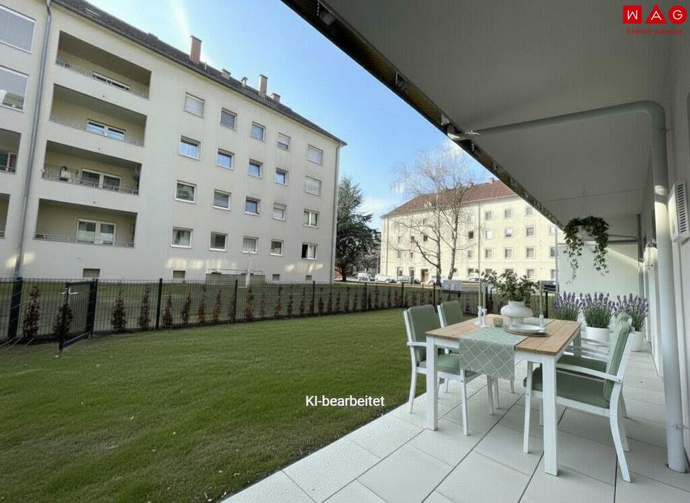 Sonne genießen im eigenem Garten - exklusive 3-Zimmer Wohnung inklusive nachhaltigem Energiesystem